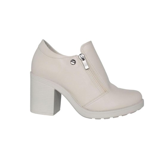 Sapato Feminino Oxford Tratorado Plataforma Preto Cores Zattini