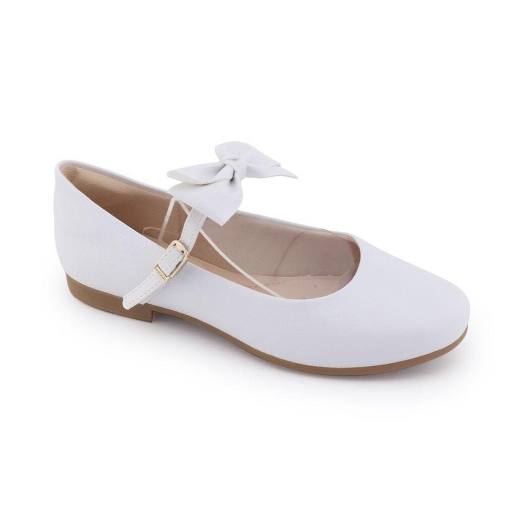 Sapato feminino Pampili 10.449 com laço sapatilha