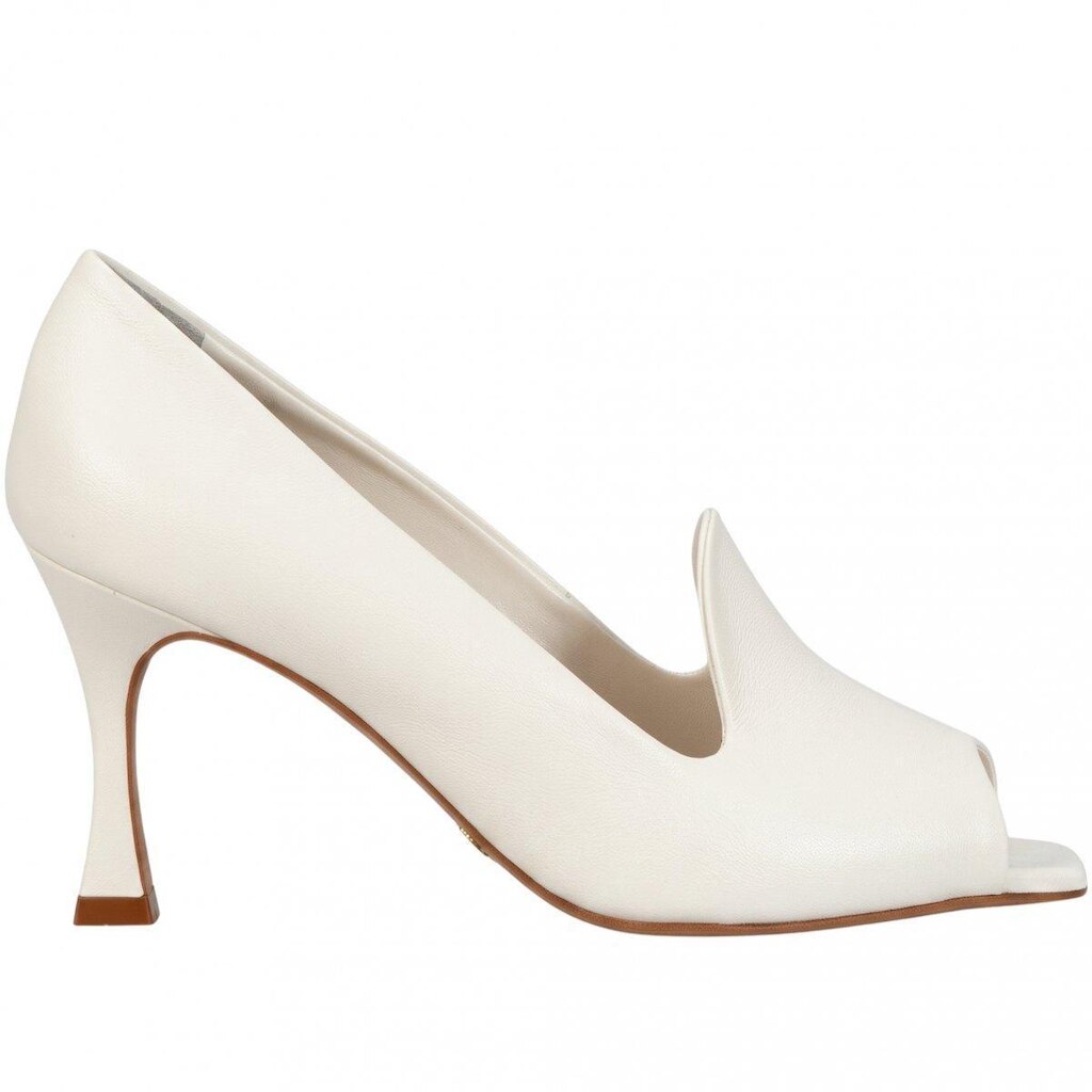 Sapato Feminino Peeptoe em Couro Capodarte 4019957