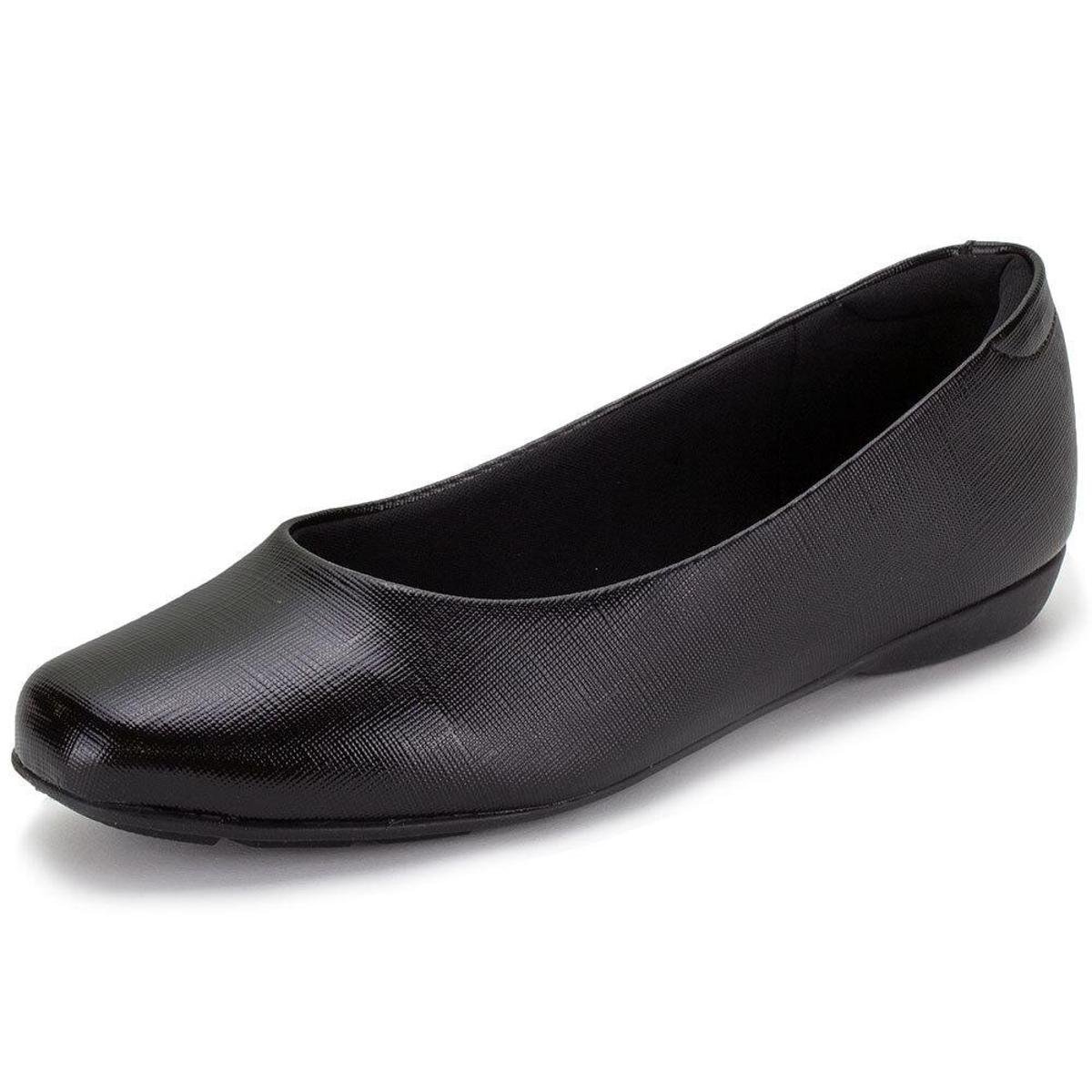 Sapato Feminino Salto Baixo Modare - 7016400 - Preto Menor preço em Sapato Feminino Salto Baixo Modare - 7016400 - Preto