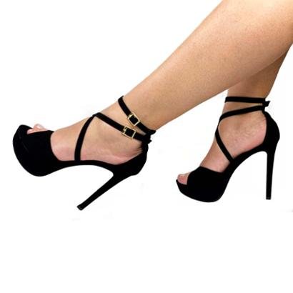 Sandlia Feminina Salto Fino Sandalia Meia Pata SAPATO FEMININO