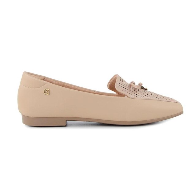 Sapato Feminino Santinelli Mocassim Saara Nude - 152601123