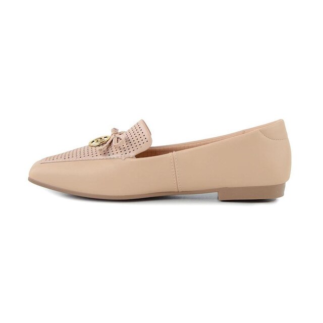 Sapato Feminino Santinelli Mocassim Saara Nude - 152601123