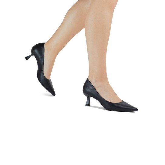 Sapato Feminino Scarpin Bebecê Salto Médio Taça Confortável Zattini