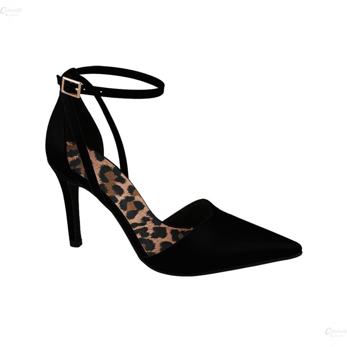 Sapato Feminino Scarpin Salto Alto Conforto Bebecê T9430188 - Preto Menor preço em Sapato Feminino Scarpin Salto Alto Conforto Bebecê T9430188 - Preto