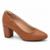 Sapato Feminino Scarpin Salto Médio Casual Modare - Marrom