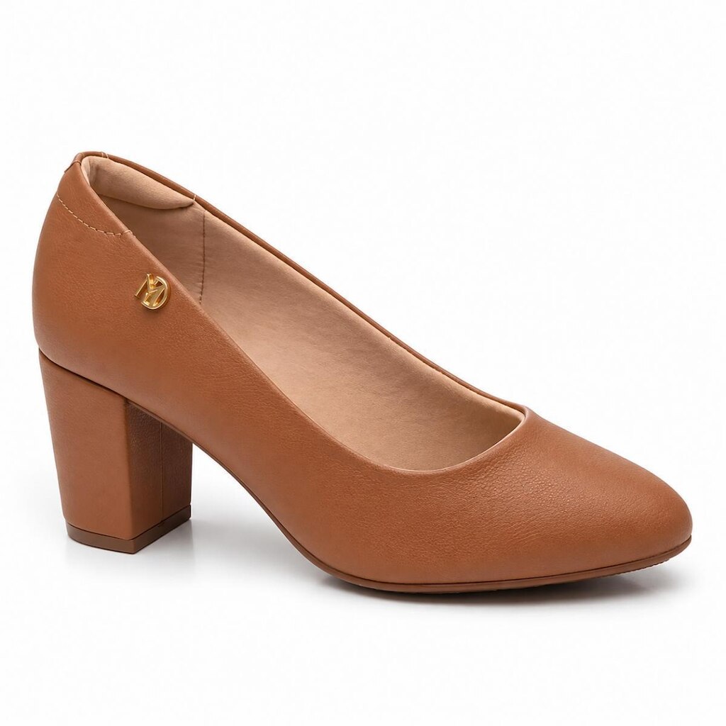 Sapato Feminino Scarpin Salto Médio Casual Modare