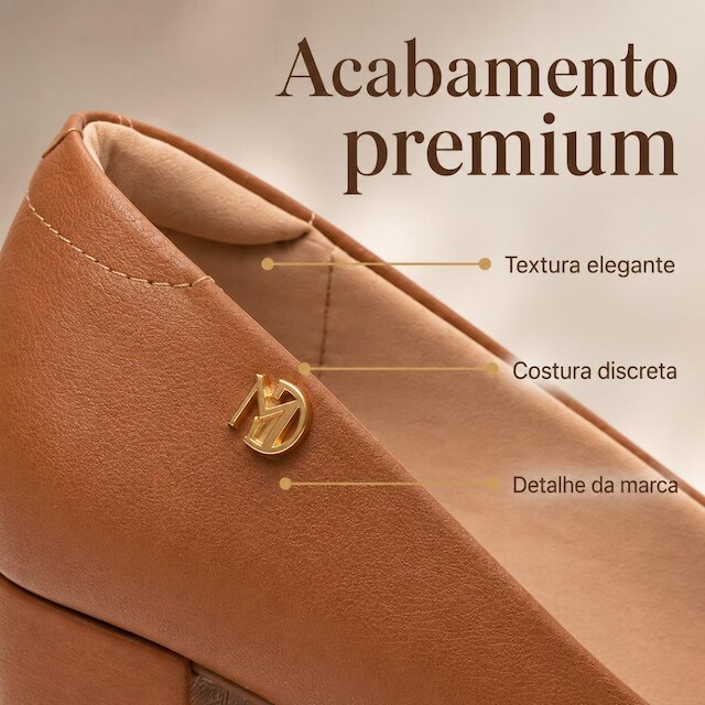 Sapato Feminino Scarpin Salto Médio Casual Modare