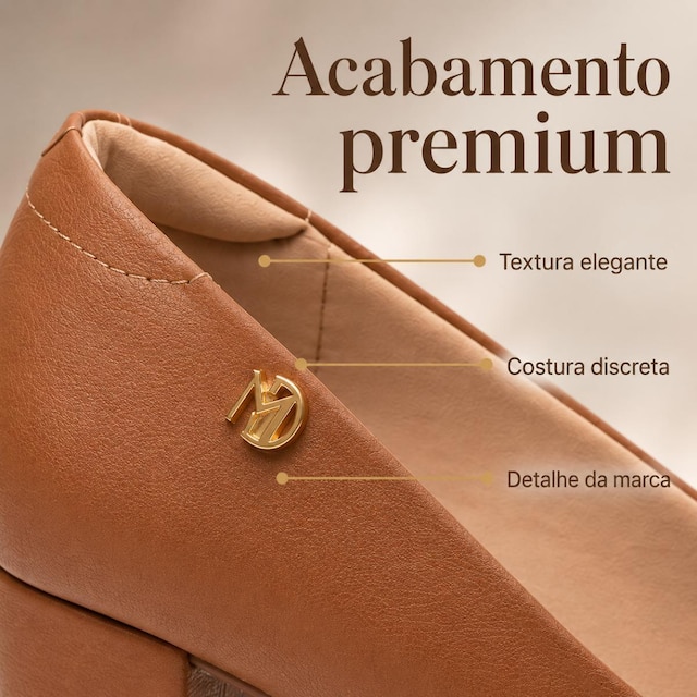 Sapato Feminino Scarpin Salto Médio Casual Modare