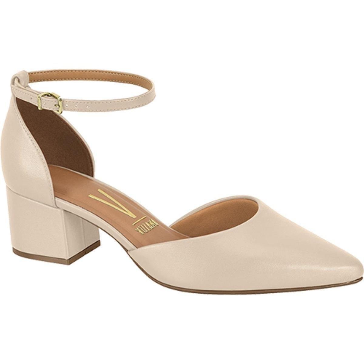 Sapato Feminino Vizzano - 1220.317.7286 - Creme - 34 Menor preço em Sapato Feminino Vizzano - 1220.317.7286 - Creme - 34