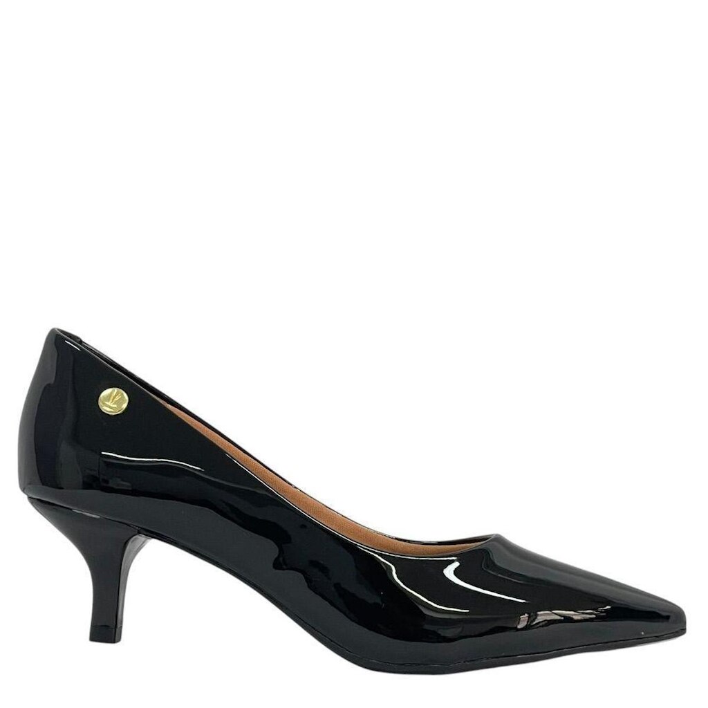 Sapato Feminino Vizzano Preto Verniz para Eventos