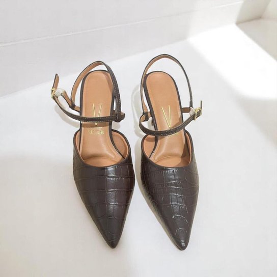 Sapato Feminino Vizzano Scarpin Slingback 1447101