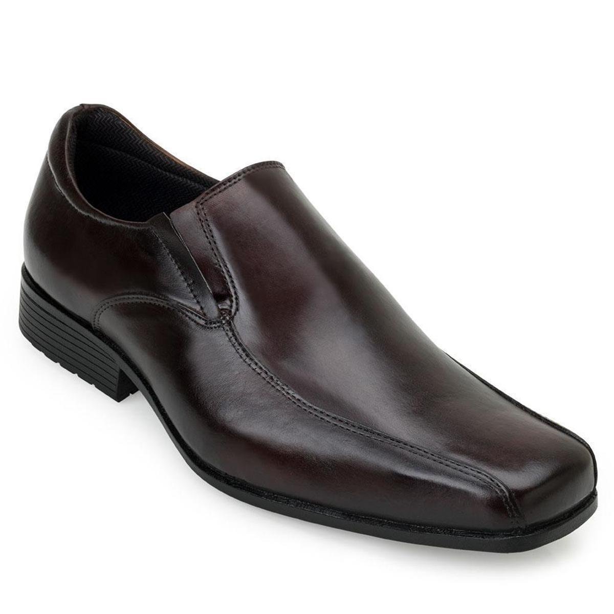 Sapato Social em Couro café 2335 | SAPATOSHOPPING