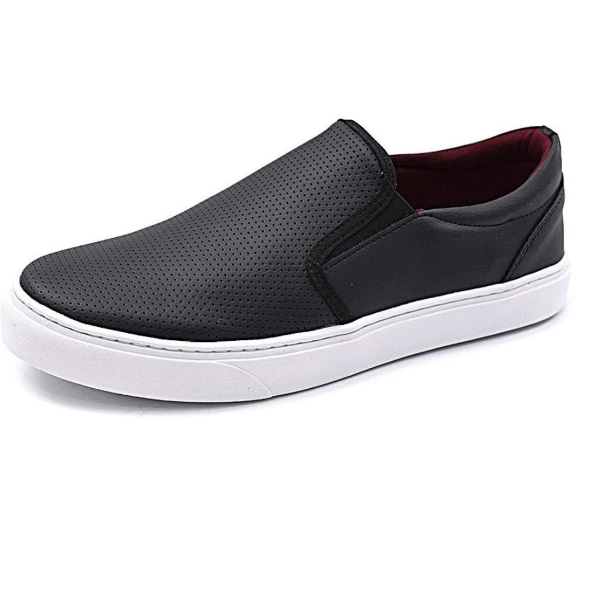 Sapato Iate Slip On D Rastro Masculino - Preto | Zattini