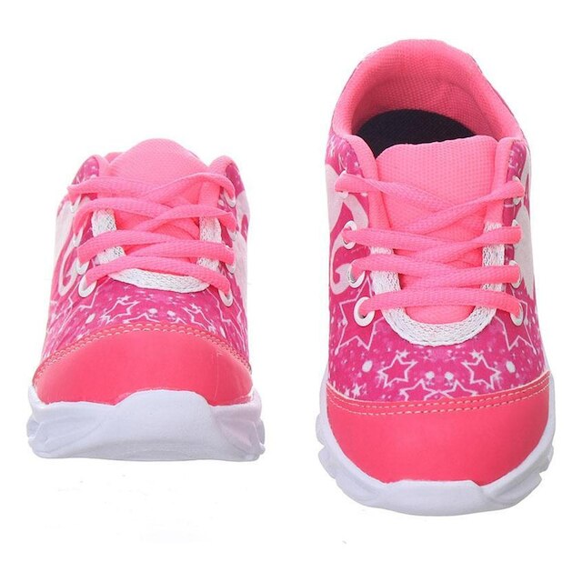 Sapato Infantil Luminoso Tenis de Criança com Luz de Led Pink mais Pulseira
