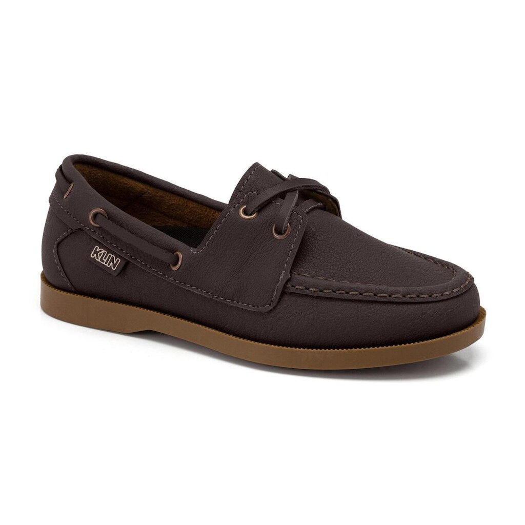 Sapato Infantil Menino Klin Sider Café Mocassim