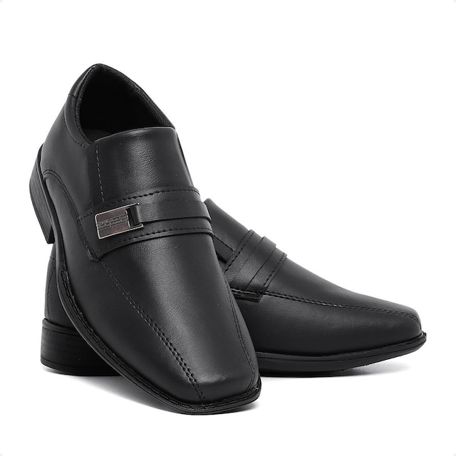 Sapato Infantil Social Preto Masculino Casamento Menino Preto 445