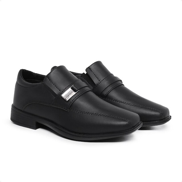 Sapato Infantil Social Preto Masculino Casamento Menino Preto 445