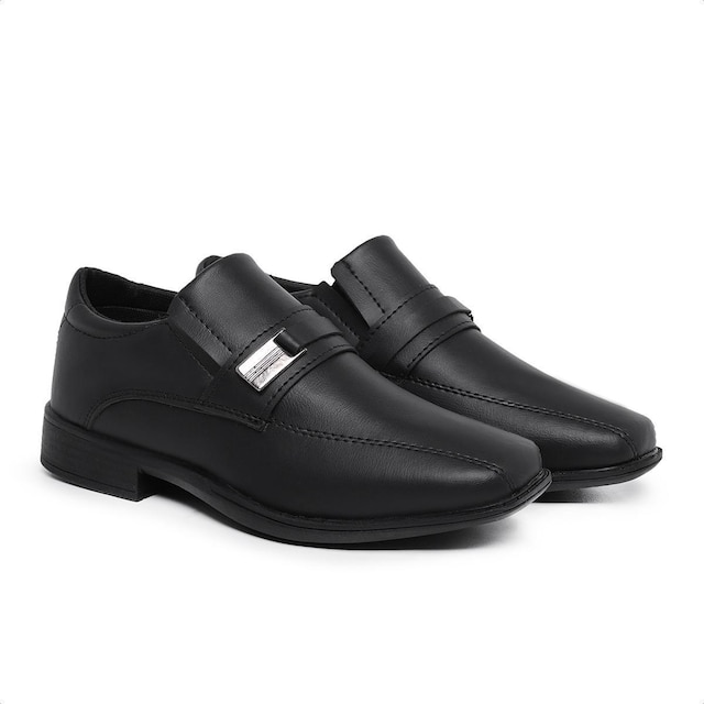 Sapato Infantil Social Preto Masculino Casamento Menino Preto 445