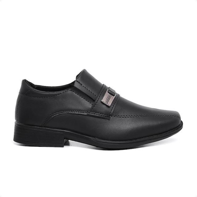 Sapato Infantil Social Preto Masculino Casamento Menino Preto 445