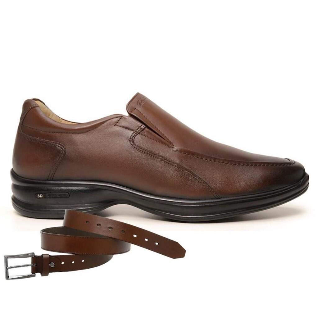 Sapato Jota Pe 3d Air Soft Space + Cinto Masculino