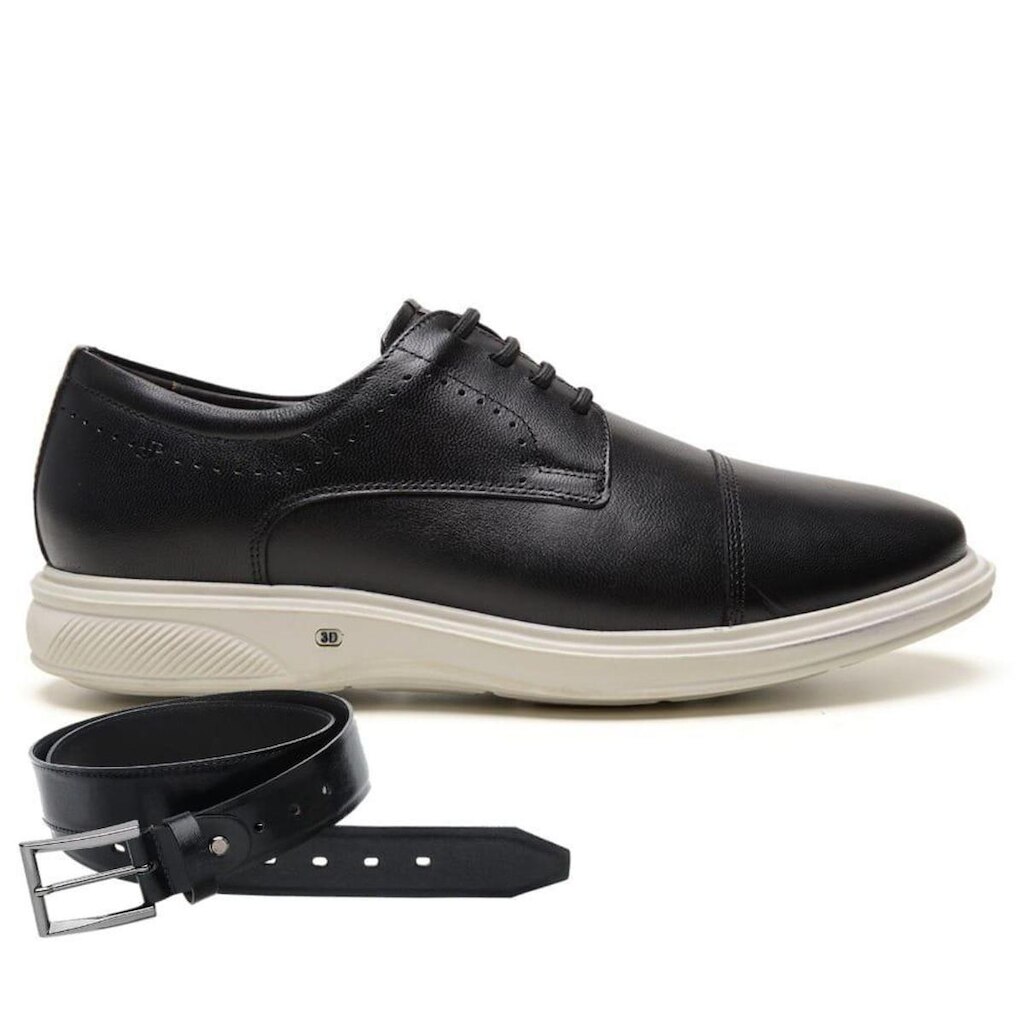 Sapato Jota Pe 3d Soft Light + Cinto Masculino