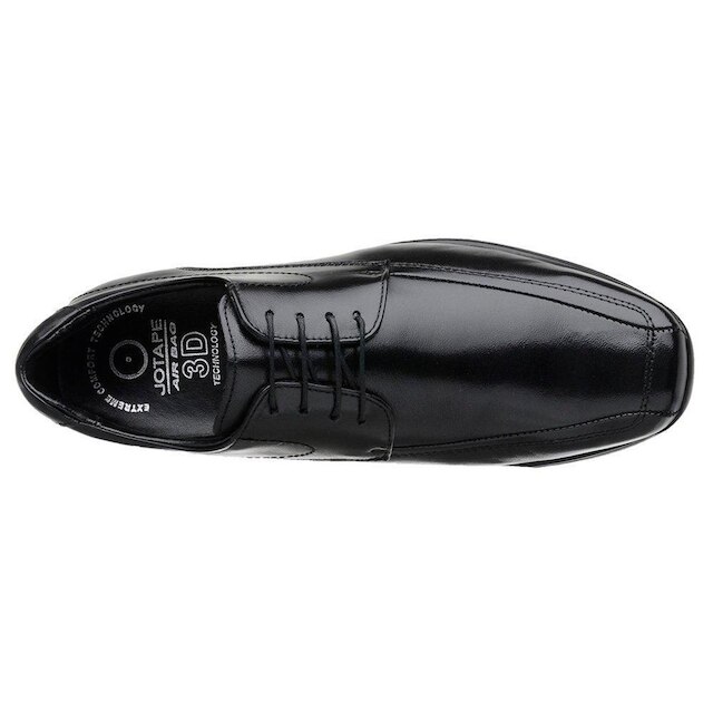 Sapato Jota Pe Couro 3d Preto Air Vision 71454