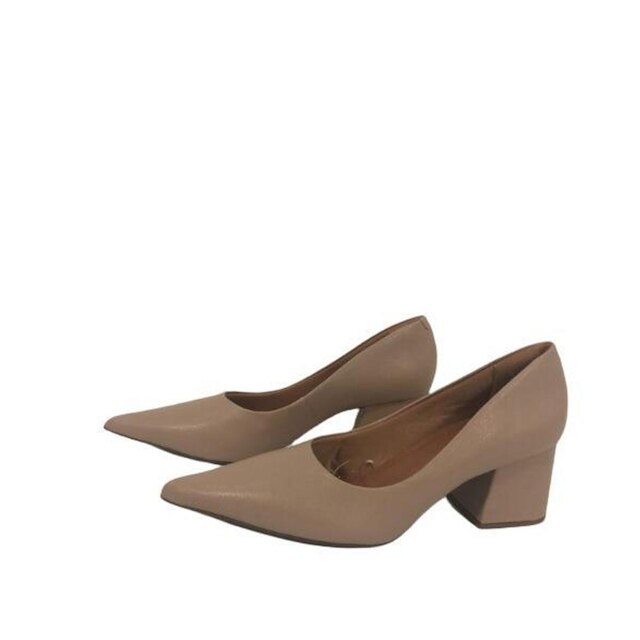 Sapato Lia Line Salto Bloco Bico Fino Fosco 2293I24.71568