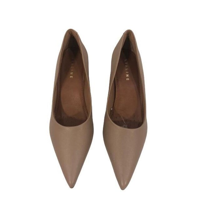 Sapato Lia Line Salto Bloco Bico Fino Fosco 2293I24.71568