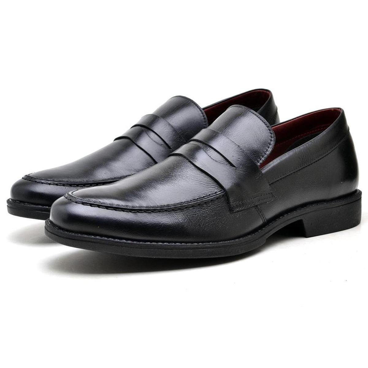SAPATO LOAFER CASUAL MASCULINO 100% COURO Menor preço em SAPATO LOAFER CASUAL MASCULINO 100% COURO