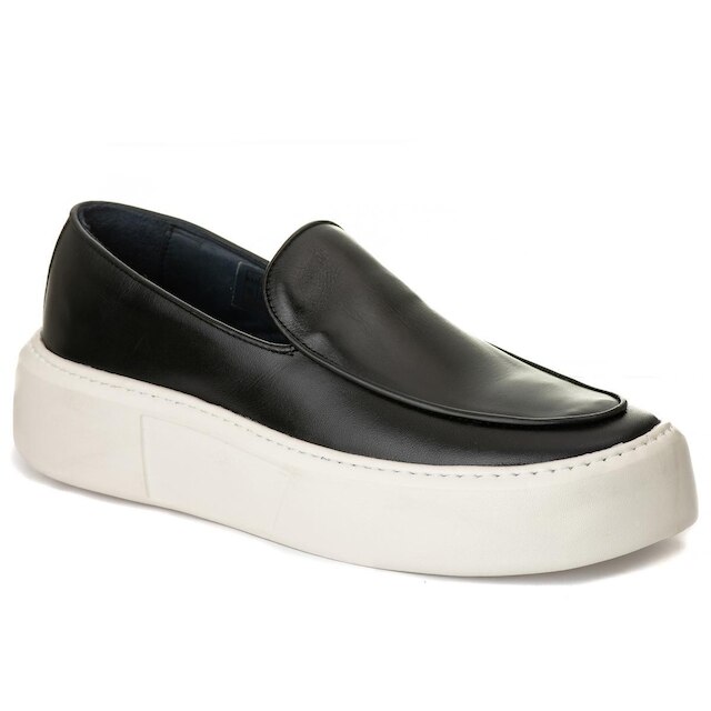 Sapato Loafer Confort Masculino Sola Alta Couro de Luxo