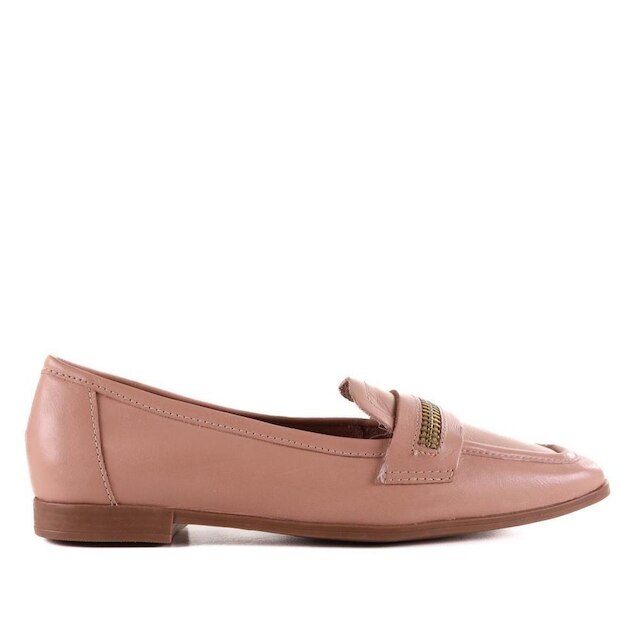 Sapato Loafer Feminino Bottero em Couro Brown