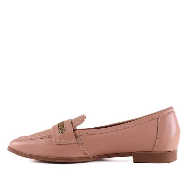 Sapato Loafer Feminino Bottero em Couro Brown