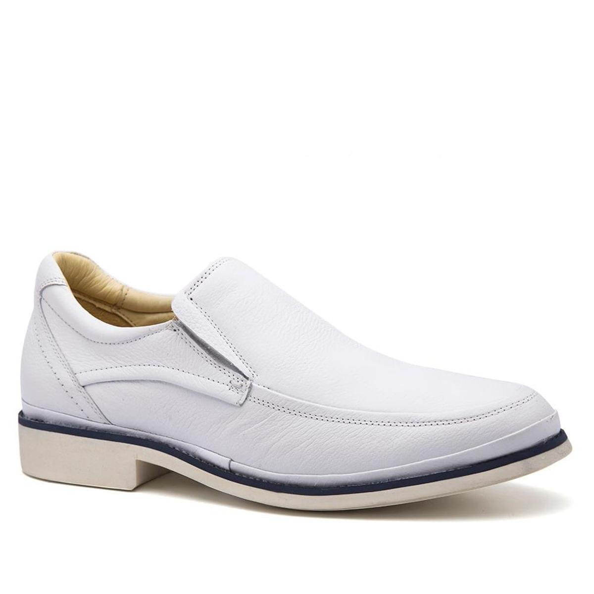 Sapato Masculino 5011 em Couro Floater Doctor Shoes - Branco | Zattini
