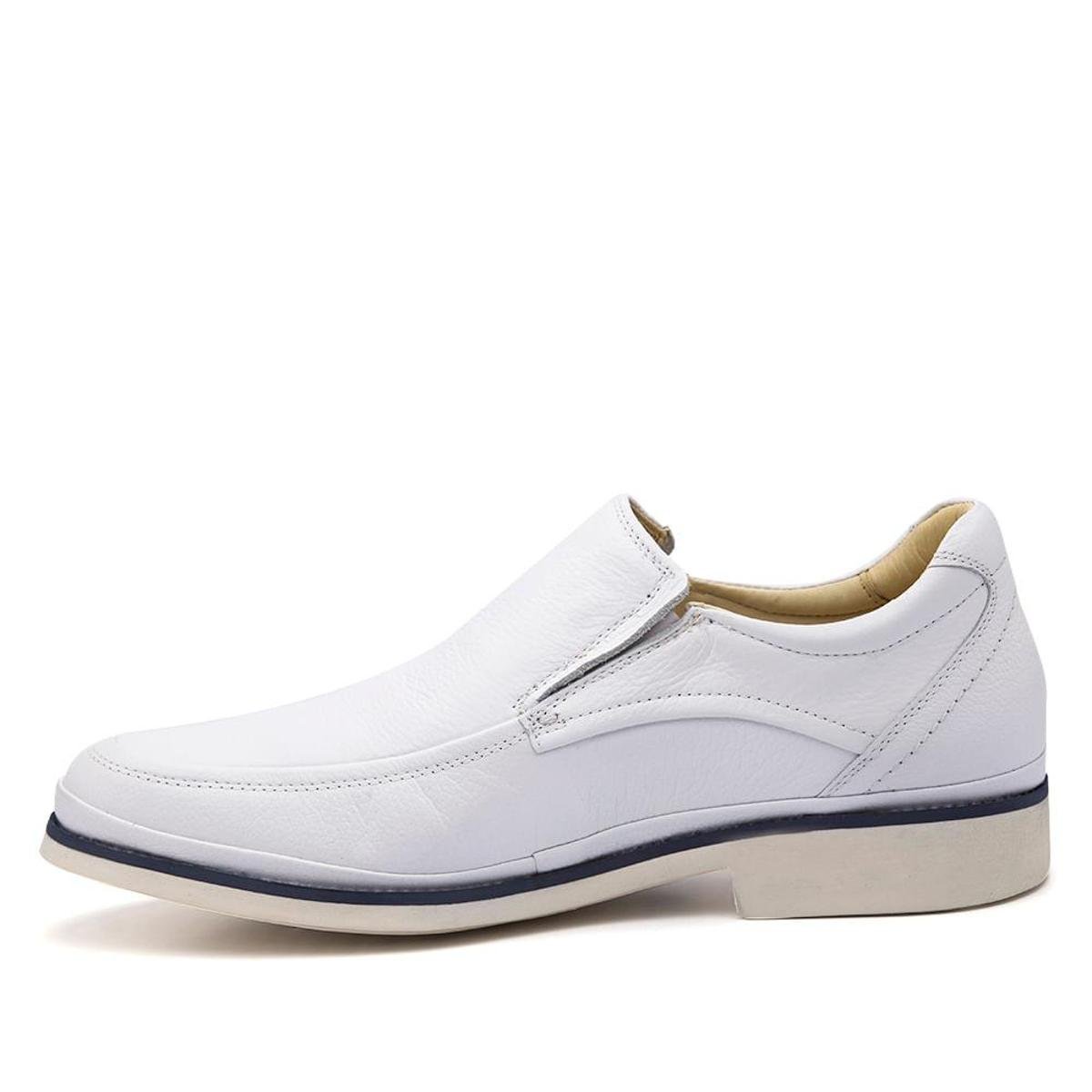 Sapato Masculino 5011 em Couro Floater Doctor Shoes - Branco | Zattini