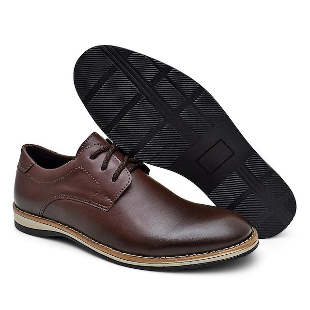 Sapato Masculino Casual Derby Confortável