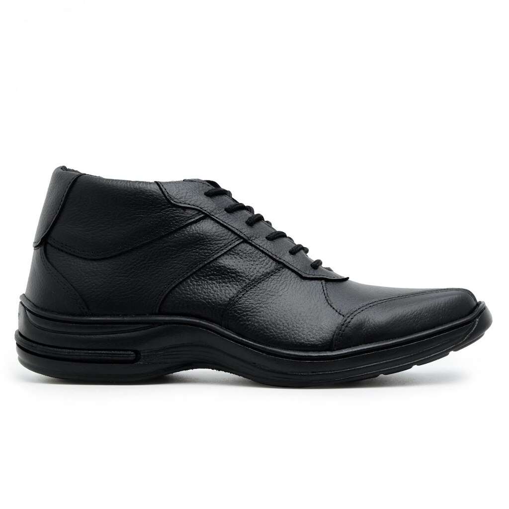 Sapato Masculino Casual Em Couro Confortável