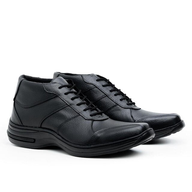 Sapato Masculino Couro Sapatênis De Amarrar Confortável Masculino