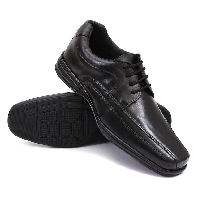 Sapato Masculino De Couro Legitimo Palmilha Gel