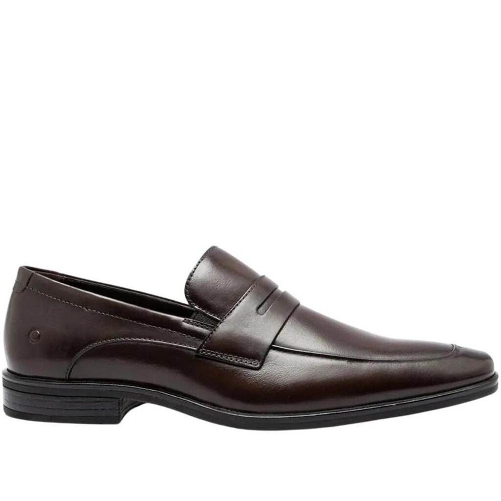 Sapato Masculino Democrata Slip On 055203 Marrom Escuro