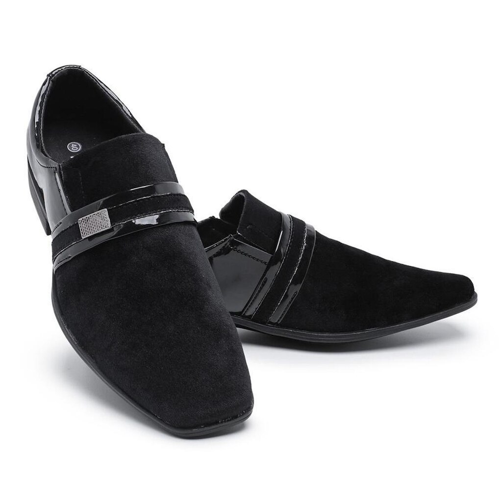 Sapato Masculino Fashion Social Camurca Elegante Moderno 108