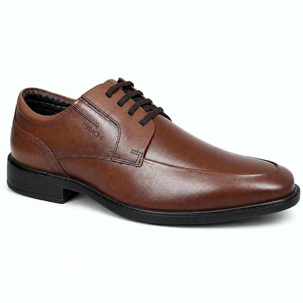 Sapato Masculino Ferracini Paris Derby 6869-703I Marrom