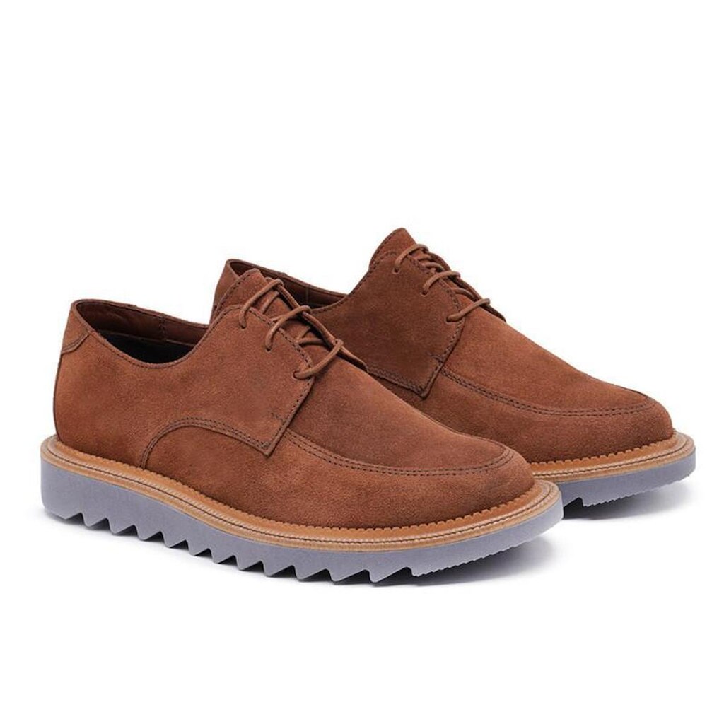 Sapato Masculino Oxford Derby Tratorado Couro Premium 017