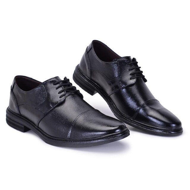 Sapato Masculino Premium Social de Amarrar em Couro Nobre