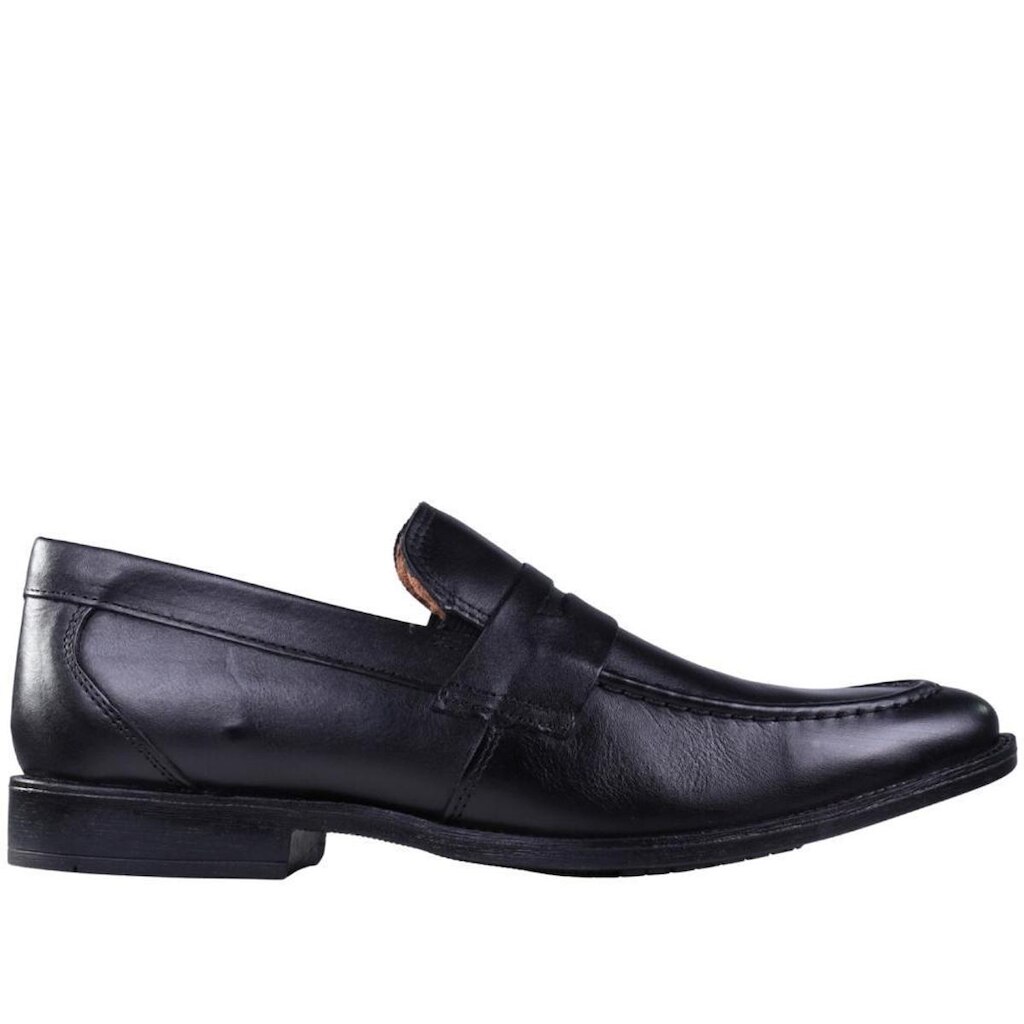 Sapato Masculino Slip-On em Couro Zariff Vie017 Preto