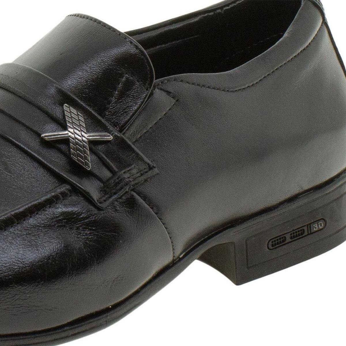 Sapato Masculino Social 3D Executive Jota Pe - 74455 - Preto | Zattini