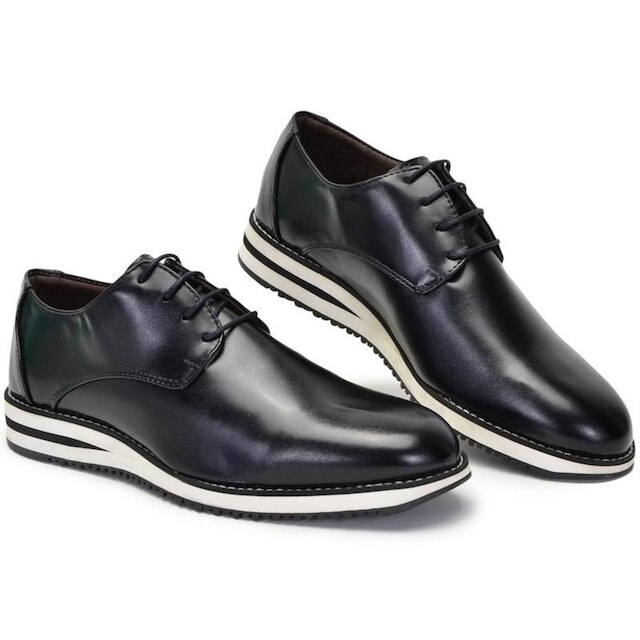 Sapato Masculino Social Casual Derby Oxford Sola EVA + Cinto E Cateria
