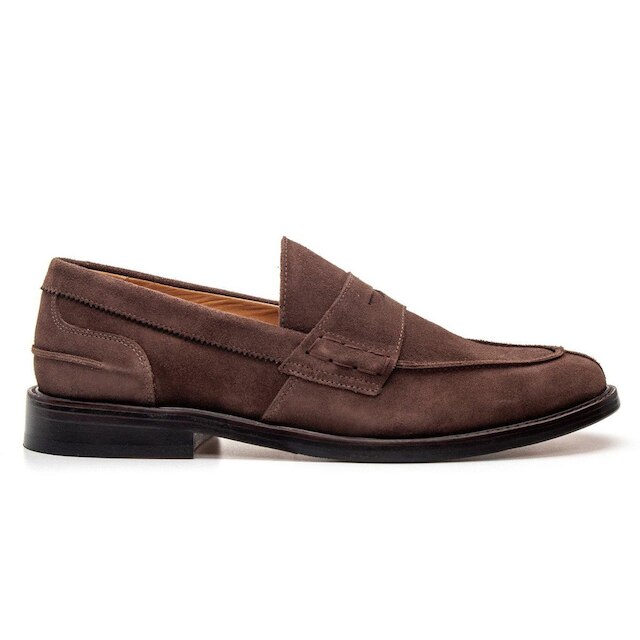Sapato Masculino Social Couro Loafer Camurça Conforto