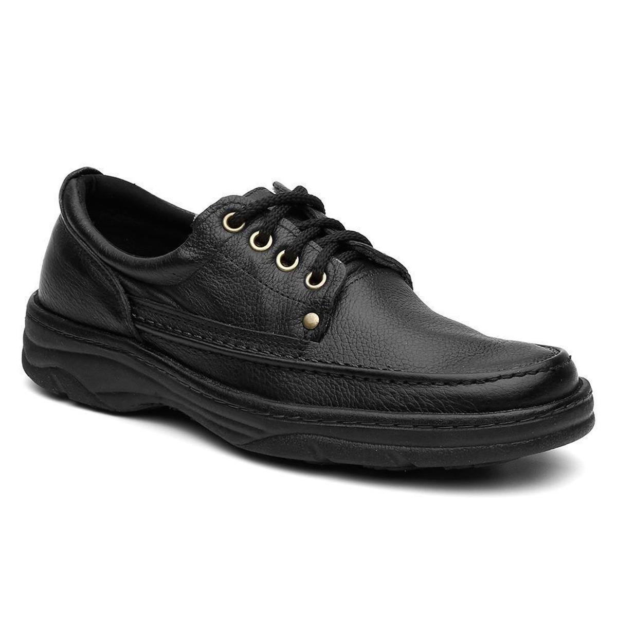 Sapato Masculino Social Ortopédico Oxford Conforto Macio Bico Redondo Couro Legítimo Menor preço em Sapato Masculino Social Ortopédico Oxford Conforto Macio Bico Redondo Couro Legítimo