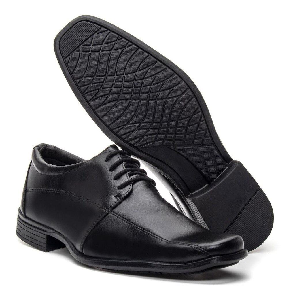 Sapato Masculino Social Oxford De Amarrar Confortável Para o Dia a Dia